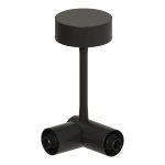 ST1602.439.00 Потолочный токопроводящий угловой соединитель ST-Luce Черный TECHNO — изображение 2