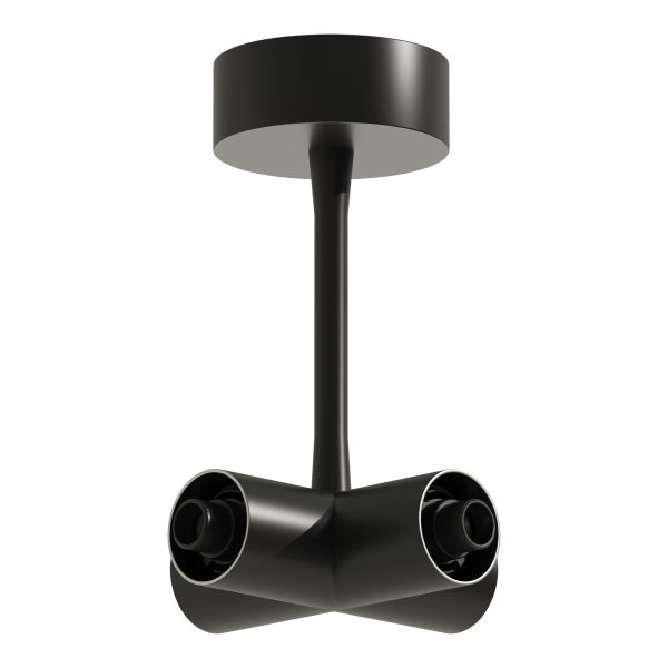 st1602.469.00-potolochnyj-tokoprovodjashhij-x-konnektor-st-luce-chernyj-techno-2 ST1602.469.00 Потолочный токопроводящий X-коннектор ST-Luce Черный TECHNO — изображение 3