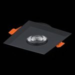 ST204.408.01 Св-к встр. Черный GU10 1*50W  L94xW94xH25 220V Без ламп Встраиваемые светильники — изображение 4