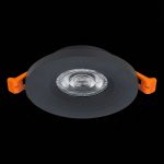 ST205.408.01 Св-к встр. Черный GU10 1*50W  D95xH27 220V Без ламп Встраиваемые светильники — изображение 4