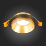 ST206.248.01 Св-к встр. Черный GU10 1*50W  IP20 D92xH38 220V Без ламп Встраиваемые светильники — изображение 2