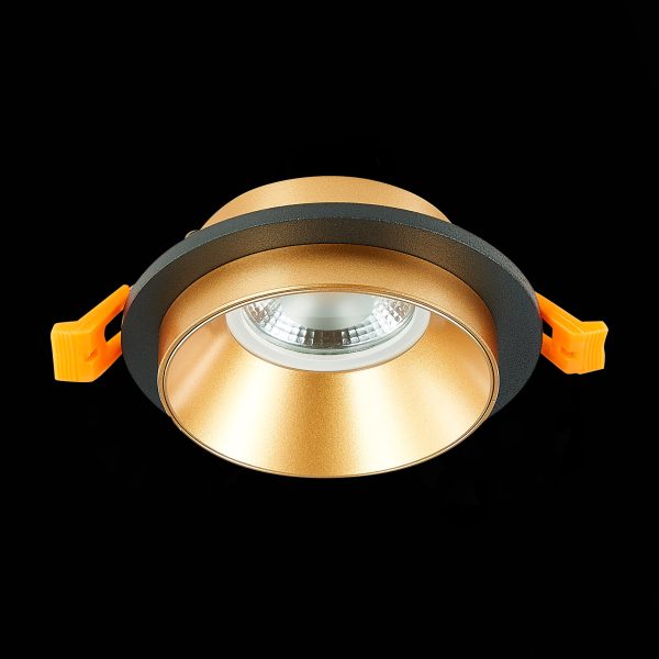 ST206.248.01 Св-к встр. Черный GU10 1*50W  IP20 D92xH38 220V Без ламп Встраиваемые светильники — изображение 4