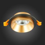 ST206.248.01 Св-к встр. Черный GU10 1*50W  IP20 D92xH38 220V Без ламп Встраиваемые светильники — изображение 5