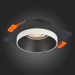 ST206.418.01 Св-к встр. Черный GU10 1*50W  L92xW92xH38 220V Без ламп Встраиваемые светильники — изображение 2