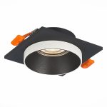 ST206.418.01 Св-к встр. Черный GU10 1*50W  L92xW92xH38 220V Без ламп Встраиваемые светильники — изображение 3