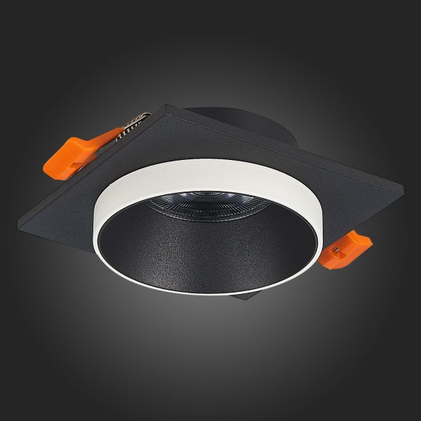 ST206.418.01 Св-к встр. Черный GU10 1*50W  L92xW92xH38 220V Без ламп Встраиваемые светильники — изображение 5