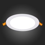 ST209.538.12 Св-к встр. Белый LED 1*12W 3000K 816Lm Ra80 110° IP20 D170xH8 90-265V Встраиваемые светильники — изображение 2