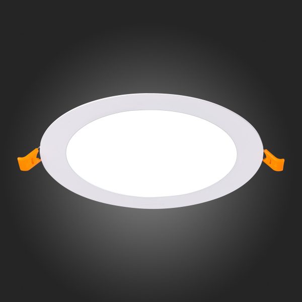 ST209.538.12 Св-к встр. Белый LED 1*12W 3000K 816Lm Ra80 110° IP20 D170xH8 90-265V Встраиваемые светильники — изображение 2