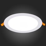 ST209.538.15 Св-к встр. Белый LED 1*15W 3000K 1 020Lm Ra80 110° IP20 D190xH8 90-265V Встраиваемые светильники — изображение 2