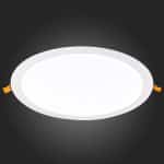 ST209.538.24 Св-к встр. Белый LED 1*24W 3000K 1 728Lm Ra80 110° IP20 D300xH8 90-265V Встраиваемые светильники — изображение 2