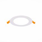 ST209.548.06 Св-к встр. Белый LED 1*6W 4000K 370Lm Ra80 110° IP20 D120xH8 90-265V Встраиваемые светильники — изображение 3