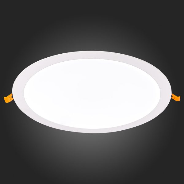 st209.548.24-sv-k-vstr.-belyj-led-124w-4000k-1-848lm-ra80-110-ip20-d300xh8-90-265v-vstraivaemye-svetilniki-1 ST209.548.24 Св-к встр. Белый LED 1*24W 4000K 1 848Lm Ra80 110° IP20 D300xH8 90-265V Встраиваемые светильники — изображение 2