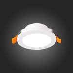 ST210.538.06 Св-к встр. Белый LED 1*6W 3000K 480Lm Ra80 110° IP20 D90xH30 220-240V Встраиваемые светильники — изображение 2