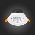 ST211.548.06.24 Св-к встр. Белый LED 1*6W 4000K 480Lm Ra80 24° IP20 D86xH50 220-240V Встраиваемые светильники — изображение 5
