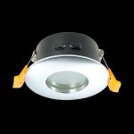 ST213.108.01 Св-к встр. Хром GU10 1*50W  IP44 D84xH50 220V Без ламп Встраиваемые светильники — изображение 4