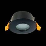 ST213.408.01 Св-к встр. Черный GU10 1*50W  IP44 D84xH50 220V Без ламп Встраиваемые светильники — изображение 4