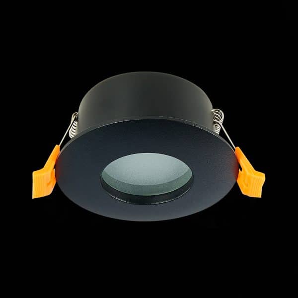 ST213.408.01 Св-к встр. Черный GU10 1*50W  IP44 D84xH50 220V Без ламп Встраиваемые светильники — изображение 4