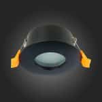 ST213.408.01 Св-к встр. Черный GU10 1*50W  IP44 D84xH50 220V Без ламп Встраиваемые светильники — изображение 5