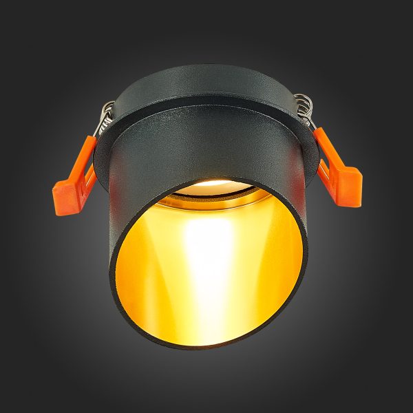 ST214.408.01 Св-к встр. Черный GU10 1*50W  IP20 L68xW68xH68 220V Без ламп Встраиваемые светильники — изображение 2