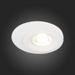 ST216.508.01 Св-к встр. Белый GU10 1*7W IP20 D100xH23 220V Без ламп Встраиваемые светильники — изображение 2