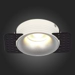 ST218.518.01 Св-к встр. Белый GU10 1*50W  IP20 D78xH30 165-265V Без ламп Встраиваемые светильники — изображение 2