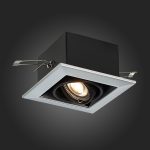 ST250.148.01 Св-к встр. Черный GU10 1*50W  L126xW126xH70 220V Без ламп Встраиваемые светильники — изображение 2