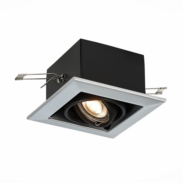 st250.148.01-sv-k-vstr.-chernyj-gu10-150w-l126xw126xh70-220v-bez-lamp-vstraivaemye-svetilniki-2 ST250.148.01 Св-к встр. Черный GU10 1*50W  L126xW126xH70 220V Без ламп Встраиваемые светильники — изображение 3
