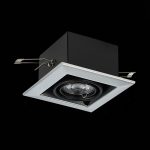 ST250.148.01 Св-к встр. Черный GU10 1*50W  L126xW126xH70 220V Без ламп Встраиваемые светильники — изображение 4