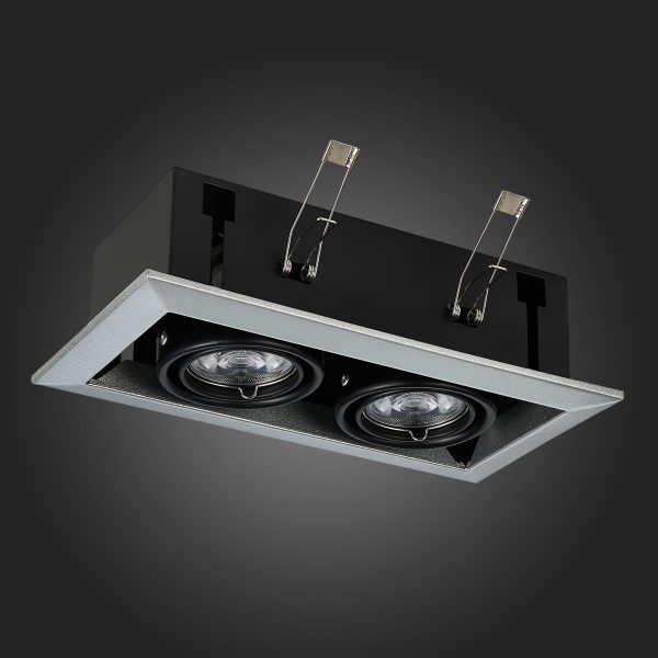 st250.148.02-sv-k-vstr.-chernyj-gu10-250w-l245xw126xh70-220v-bez-lamp-vstraivaemye-svetilniki-4 ST250.148.02 Св-к встр. Черный GU10 2*50W  L245xW126xH70 220V Без ламп Встраиваемые светильники — изображение 5