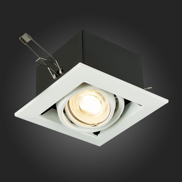 Белый GU10 1*50W  IP20 L126xW126xH70 220V Без ламп Встраиваемые светильники Белый GU10 1*50W  IP20 L126xW126xH70 220V Без ламп Встраиваемые светильники