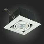 ST250.558.01 Св-к встр. Черный, Белый GU10 1*50W  IP20 L126xW126xH70 220V Без ламп Встраиваемые светильники — изображение 5