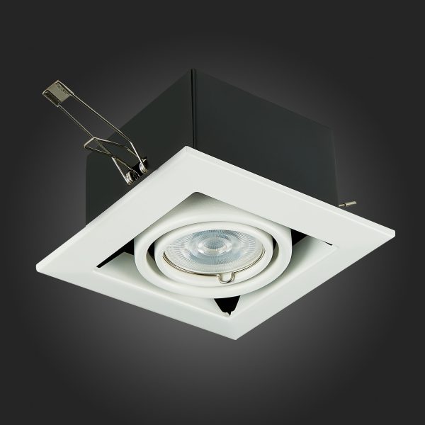 st250.558.01-sv-k-vstr.-chernyj-belyj-gu10-150w-ip20-l126xw126xh70-220v-bez-lamp-vstraivaemye-svetilniki-4 ST250.558.01 Св-к встр. Черный, Белый GU10 1*50W  IP20 L126xW126xH70 220V Без ламп Встраиваемые светильники — изображение 5
