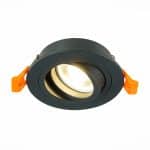 ST251.418.01 Св-к встр. Черный GU10 1*50W  IP20 L90xW90xH27 220V Без ламп Встраиваемые светильники — изображение 3