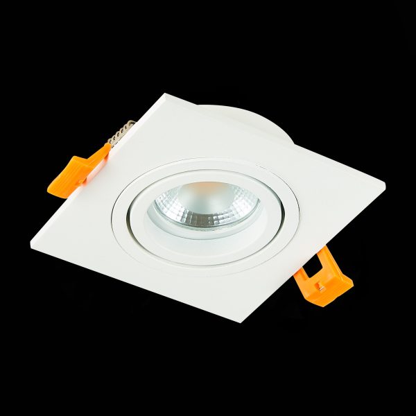 ST251.508.01 Св-к встр. Белый GU10 1*50W  IP20 L92xW92xH27 220V Без ламп Встраиваемые светильники — изображение 4