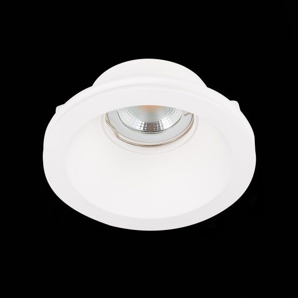 st254.308.01-sv-k-vstr.-iz-gipsa-belyj-gu10-150w-ip20-d120xh50-180-240v-bez-lamp-vstraivaemye-svetilniki-3 ST254.308.01 Св-к встр. из гипса Белый GU10 1*50W  IP20 D120xH50 180-240V Без ламп Встраиваемые светильники — изображение 4