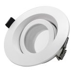 ST255.508.01 Св-к встр. Белый GU10 1*50W  IP65 D95xH45 220V Без ламп Встраиваемые светильники