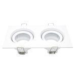 ST255.528.02 Св-к встр. Белый GU10 2*50W  IP65 L180xW90xH40 220V Без ламп Встраиваемые светильники — изображение 2