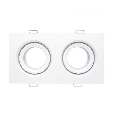 ST255.528.02 Св-к встр. Белый GU10 2*50W IP65 L180xW90xH40 220V Без ламп Встраиваемые светильники