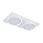 ST258.508.02 Св-к встр. Белый GX53 2*50W IP20 L220xW109xH43 220V Без ламп Встраиваемые светильники — изображение 3