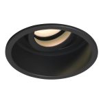 ST261.408.01 Св-к встр. Черный GU10 1*50W IP20 D91