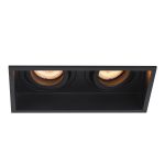 ST261.418.02 Св-к встр. Черный GU10 2*50W IP20 L91