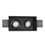 ST262.418.02 Св-к встр. Черный GU10 2*50W IP20 L91