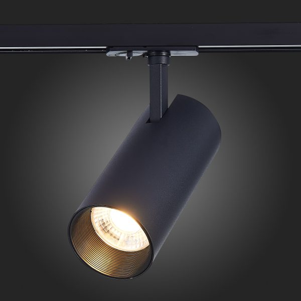 st350.436.30.36-sv-k-trek.-chernyj-led-130w-3000k-2-700lm-ra90-36-ip20-l177xw77xh204-100-240v-odnofaznaja-trekovaja-sistema-1 ST350.436.30.36 Св-к трек. Черный LED 1*30W 3000K 2 700Lm Ra?90 36° IP20 L177xW77xH204 100-240V Однофазная трековая система — изображение 2
