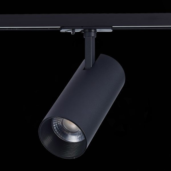 st350.436.30.36-sv-k-trek.-chernyj-led-130w-3000k-2-700lm-ra90-36-ip20-l177xw77xh204-100-240v-odnofaznaja-trekovaja-sistema-3 ST350.436.30.36 Св-к трек. Черный LED 1*30W 3000K 2 700Lm Ra?90 36° IP20 L177xW77xH204 100-240V Однофазная трековая система — изображение 4