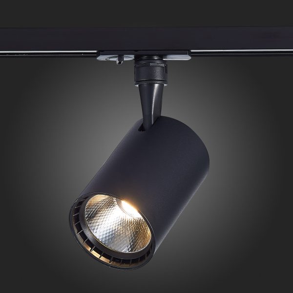 st351.436.30.36-sv-k-trek.-chernyj-led-130w-3000k-2-700lm-ra90-36-ip20-l139xw89xh194-100-240v-odnofaznaja-trekovaja-sistema-1 ST351.436.30.36 Св-к трек. Черный LED 1*30W 3000K 2 700Lm Ra?90 36° IP20 L139xW89xH194 100-240V Однофазная трековая система — изображение 2