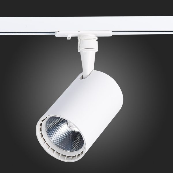 ST351.546.20.36 Св-к трек. Белый LED 1*20W 4000K 1 800Lm Ra?90 36° IP20 L118xW78xH174 100-240V Однофазная трековая система — изображение 5
