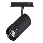 ST357.436.20 Магнитный трековый светильник ZOOM Черный LED 1*20W 3000K Lm Ra90 10-55° IP20 D60xH170 SKYLINE 48 — изображение 2