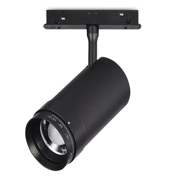 st357.436.20-magnitnyj-trekovyj-svetilnik-zoom-chernyj-led-120w-3000k-lm-ra90-10-55-ip20-d60xh170-skyline-48-1 ST357.436.20 Магнитный трековый светильник ZOOM Черный LED 1*20W 3000K Lm Ra90 10-55° IP20 D60xH170 SKYLINE 48 — изображение 2