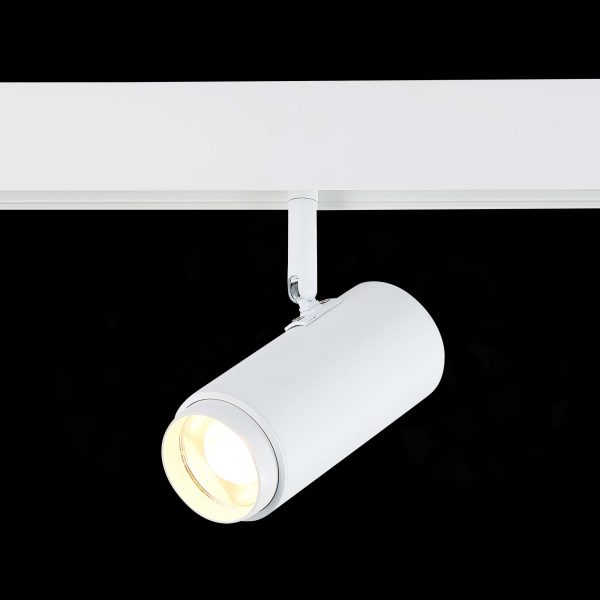ST357.536.06 Магнитный трековый светильник ZOOM Белый LED 1*6W 3000K 667Lm Ra>90 10-60° IP20 L137xW5 SKYLINE 48 ST357.536.06 Магнитный трековый светильник ZOOM Белый LED 1*6W 3000K 667Lm Ra>90 10-60° IP20 L137xW5 SKYLINE 48