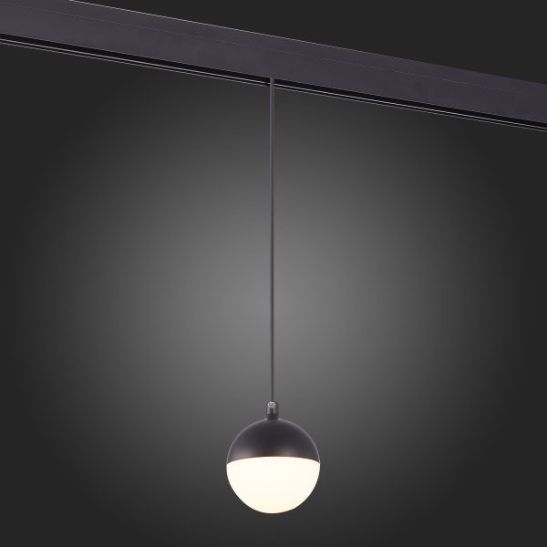 ST358.433.07 Магнитный трековый светильник подвесной Черный LED 1*7W 3000K 520Lm Ra>80 120° IP20 D90 SKYLINE 48 — изображение 2